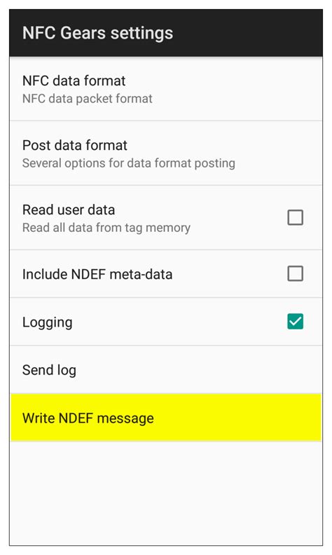 write data in nfc tag android|nfc permission Android from git.